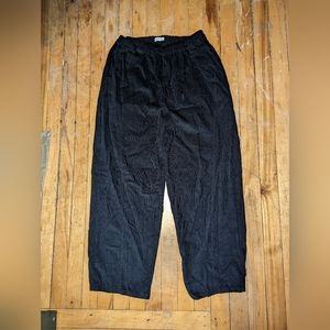 black corduroy pants, stretchy waist